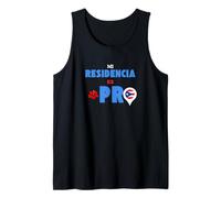 Mi Residencia es Puerto Rico | Gráfico Orgullo Boricua Camiseta sin Mangas