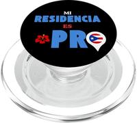 Mi Residencia es Puerto Rico | Gráfico Orgullo Boricua PopSockets PopGrip para MagSafe