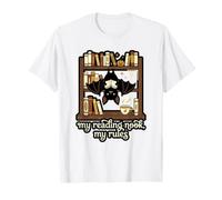 Mi rincón de Lectura, Reglas Coffee Lover Nook Bookworm Halloween Camiseta
