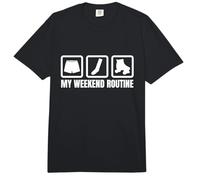 Mi Rutina de Fin de Semana Aficionado al Patinaje Comfort Colors Adult Heavyweight T-Shirt