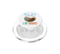 Mi RV es mi Terapeuta Terapia de vehículos recreativos al Aire Libre PopSockets PopGrip para MagSafe