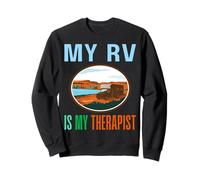 Mi RV es mi Terapeuta Terapia de vehículos recreativos al Aire Libre Sudadera