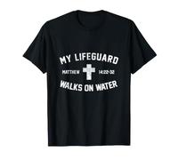 Mi Salvavidas Camina sobre el Agua - Mateo 14-22:32 Cristiano Camiseta