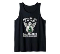 Mi San Valentín es un ángel, Concientización sobre el cáncer de vesícula biliar Camiseta sin Mangas