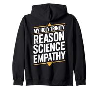 Mi Santísima Trinidad: Razón, Ciencia, Empatía Sudadera con Capucha