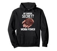 ¿Mi Secreto de jardín? Poder del Gusano Divertido Cultivo de Gusanos Sudadera con Capucha