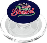Mi Segundo Nombre es Bendita Navidad Cristiana PopSockets PopGrip para MagSafe