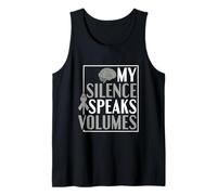 Mi Silencio Habla Mucho - Trastorno De La Comunicación Camiseta sin Mangas