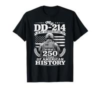 Mi Soldado de contribución DD-214 250 años de Historia Americana Camiseta