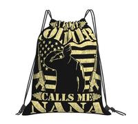 Mi Soldado Favorito Me Llama Nana Mujer Hombre Mochila Con Cordón Impermeable Mochila De Cuerdas Casual Mochilas Deportiva Para Natación Yoga Viaje