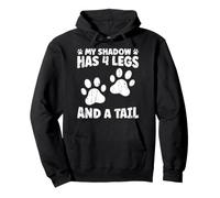 Mi Sombra Tiene 4 Patas y una Cola - Amante Schnauzer Miniatura Sudadera con Capucha