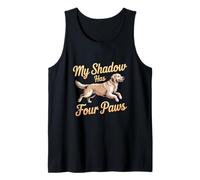 Mi Sombra Tiene Cuatro Patas Funny Dog Lover Meme My Shadow Paws Camiseta sin Mangas