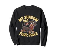 Mi Sombra Tiene Cuatro Patas Funny Dog Lover Meme My Shadow Paws Sudadera
