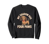 Mi Sombra Tiene Cuatro Patas Funny Dog Lover Meme My Shadow Paws Sudadera