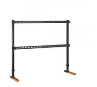 mywall Soporte de TV HT27L para Pantallas de 70 a 90 Pulgadas, Soporte de Suelo para TV con Aspecto de Madera y Almohadillas Antideslizantes, Soporte Universal para TV con Carga de hasta 60 kg