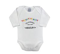 MI SORPRESA Body bebé frase : FELICIDADES, VAS A SER ABUELO 1 MES (ABUELO 1 MES) REGALO ABUELOS YAYO