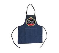 MI SORPRESA Delantal con Frase : Mamá eres la Caña y lo Sabes REGALO MADRES ABUELAS (AZUL VAQUERO)