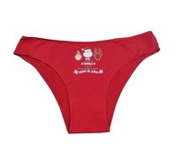 MI SORPRESA Ropa Interior Mujer con Motivo NAVIDEÑO Papa Noel No te Hagas la Buena Ahora, te Hemos Estado Viendo Todo el año Slip Navidad Braguita NAVIDEÑA (Talla S-M)