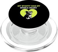 Mi Staffy Tiene Todo mi corazón Staffordshire Terrier Dog PopSockets PopGrip para MagSafe