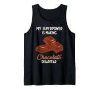 Mi Superpoder está Haciendo Desaparecer el Chocolate Camiseta sin Mangas