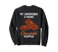 Mi Superpoder está Haciendo Desaparecer el Chocolate Sudadera