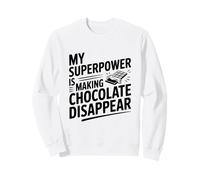 Mi Superpoder está Haciendo Desaparecer el Chocolate Sudadera