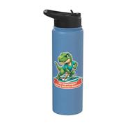 Mi superpotencia haciendo desaparecer a los defensores del hockey sobre césped Stainless Steel Insulated Water Bottle