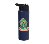 Mi superpotencia haciendo desaparecer a los defensores del hockey sobre césped Stainless Steel Insulated Water Bottle