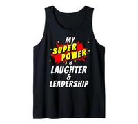 Mi Superpower es la Risa y el liderazgo para un colega de Oficina Camiseta sin Mangas
