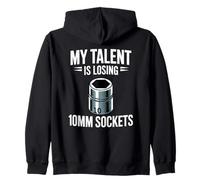 Mi Talento está perdiendo 10MM Sockets Car Guy Meme Mecánico de Coches Sudadera con Capucha