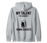 Mi Talento está perdiendo 10MM Sockets Car Guy Meme Mecánico de Coches Sudadera con Capucha