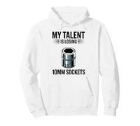 Mi Talento está perdiendo 10MM Sockets Coche Guy Coche Divertido Mecánico Sudadera con Capucha