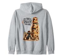 Mi TBR Es Más Alto Que Yo Diseño Divertido para Lectores Sudadera con Capucha