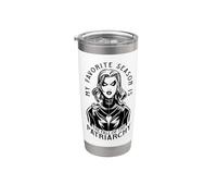 Mi temporada favorita es la caída de la bruja gótica del patriarcado Vaso térmico de acero inoxidable de doble pared