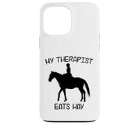 Mi Terapeuta Come heno | Funny Horses Carcasa para iPhone 13 Pro MAX