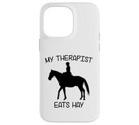 Mi Terapeuta Come heno | Funny Horses Carcasa para iPhone 14 Pro MAX
