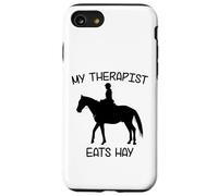 Mi Terapeuta Come heno | Funny Horses Carcasa para iPhone SE (2020) / 7/8