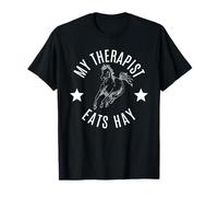 Mi terapeuta come heno, jinetes de caballo vintage Camiseta