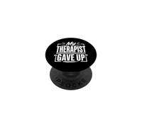 Mi Terapeuta renunció a una Divertida Cita de Terapia de Salud Mental PopSockets PopGrip Adhesivo