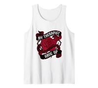 Mi Terapeuta renunció al Tatuaje Tradicional de la Rosa Serpiente Camiseta sin Mangas
