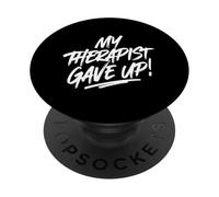 Mi Terapeuta se rindió PopSockets PopGrip Adhesivo
