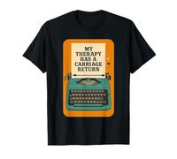 Mi Terapia Tiene un Retorno de Carro | Máquina de Escribir Camiseta