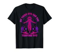 Mi Tercer Ojo Puede Ver a través de ti Humor Espiritual Camiseta gráfica económica