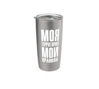 Mi Territorio Mis Normas Decir Ruso Rusia Para Los Rusos Vaso térmico de acero inoxidable de doble pared