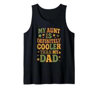 Mi tía es definitivamente más Genial Que mi papá Camiseta sin Mangas