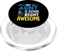 Mi tía Tiene razón Impresionante Conciencia del síndrome de Down PopSockets PopGrip para MagSafe