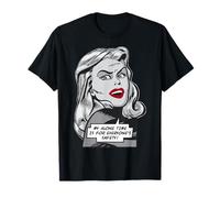 Mi Tiempo a Solas es para la Seguridad de Todos Arte Pop sarcástico Camiseta