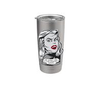 Mi tiempo a solas es para la seguridad de todos Arte pop sarcástico Vaso térmico de acero inoxidable de doble pared