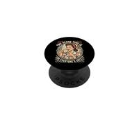 Mi Tiempo a Solas es para la Seguridad de Todos, Divertidas, Retro y Lindas Mujeres PopSockets PopGrip Adhesivo