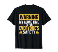 Mi Tiempo a Solas es para la Seguridad de Todos en la Espalda Camiseta